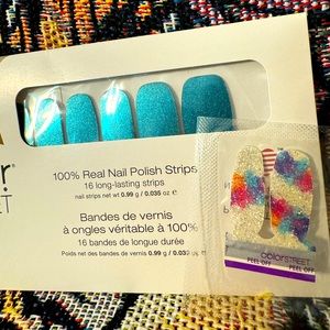 BRAND NEW Space Case color street nail strip with FREE accent nails.